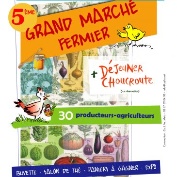 5e édition du grand marché fermier le 4 novembre